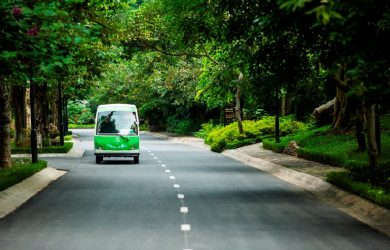 he thong xe dien noi khu ecopark 1 min